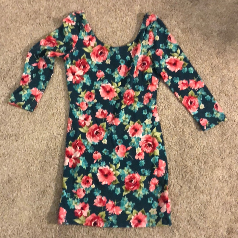 Floral mini dress